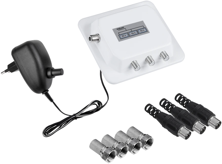 LP Oem DVB-T2 ir analoginis skirstytuvas x 3 televizorius