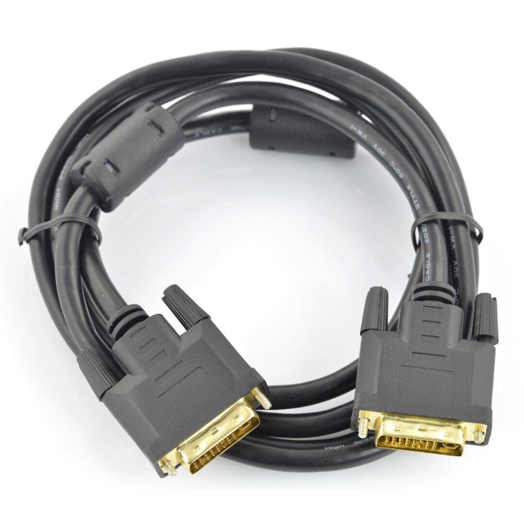DVI-I - DVI-I Akyga kabelis 1.8m