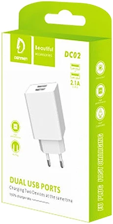 Ładowarka Oem Dvigubas USB 2100 mA tinklo įkroviklis
