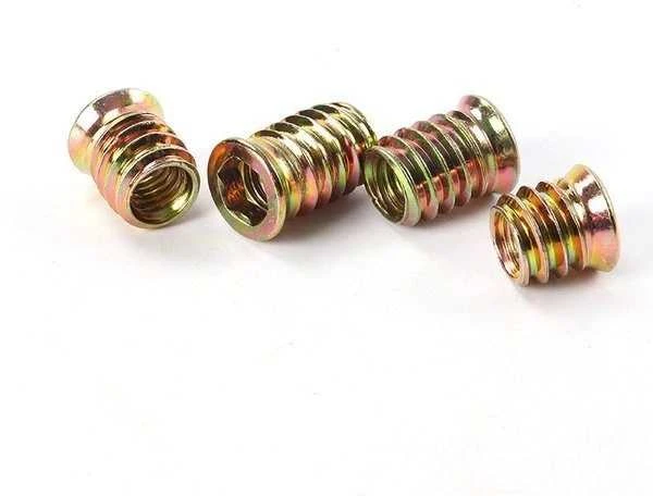 Oem Dvigubo sriegio medinė jungtis M6x15mm - 10 vnt - Baldų skirtukas - Varžtas - Veržlė