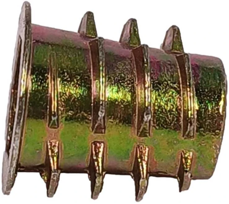 Dvigubo sriegio medinis įdėklas M8x18mm - 10 vnt, - Baldų įdėklas - Varžtas - Veržlė