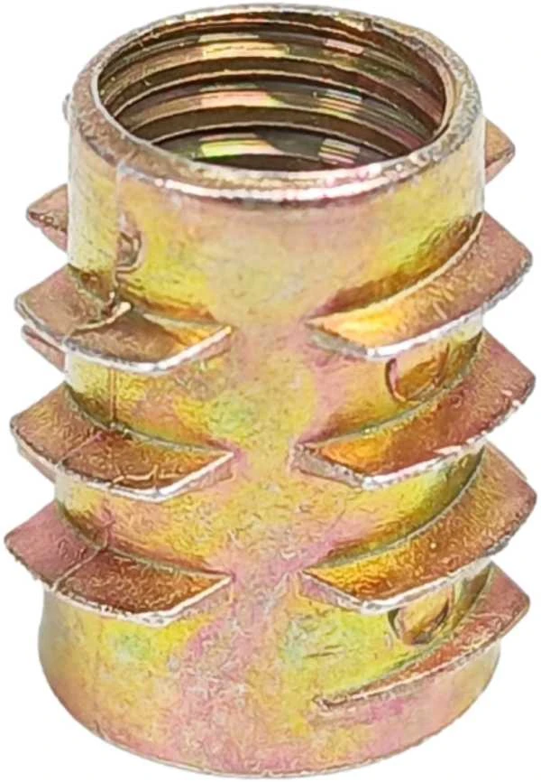 Dvigubo sriegio medinis įdėklas M8x18mm - 10 vnt, - Baldų įdėklas - Varžtas - Veržlė