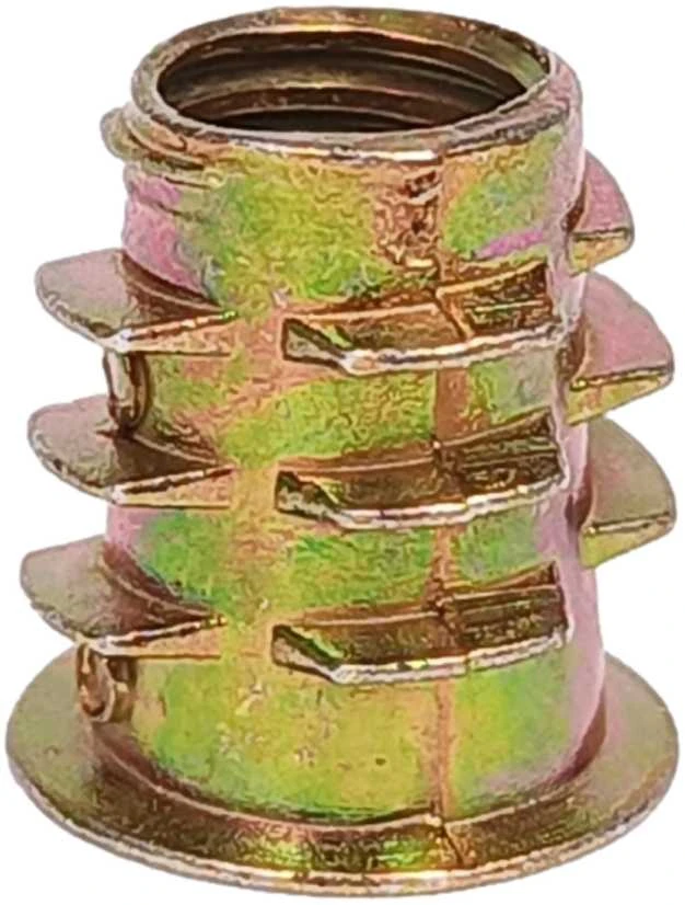 Dvigubo sriegio medinis įdėklas M8x18mm - 10 vnt, - Baldų įdėklas - Varžtas - Veržlė