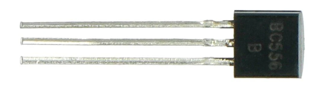 BC556B PNP tranzistorius su trimis kontaktais