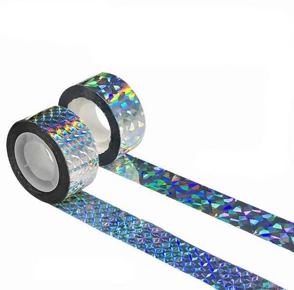 Oem Dvipusė holo atspindinti juosta - 24mm - 50m - paukščių atbaidiklis