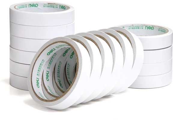 Oem Dvipusė juosta 10mm x 8m - balta - Montavimo juosta su klijais
