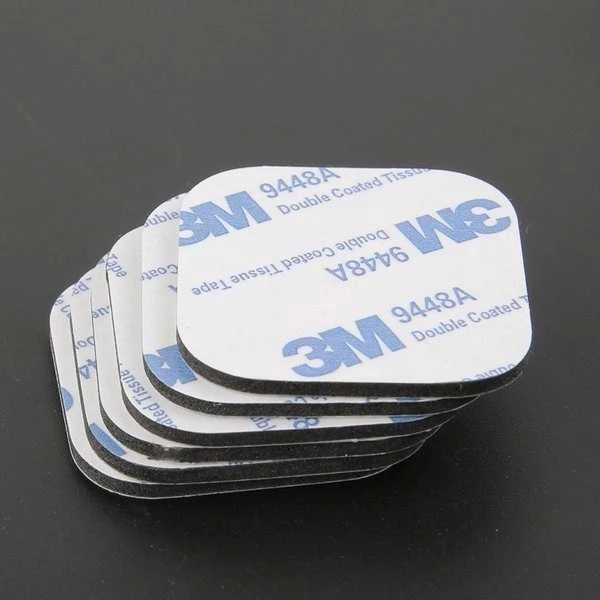 Oem Dvipusė mikroguma su klijais 2mm fi-25mm juoda - 3M - lipnus putplasčio padas