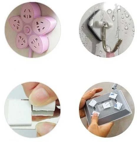 Oem Dvipusė mikroguma su klijais 2mm fi-25mm juoda - 3M - lipnus putplasčio padas