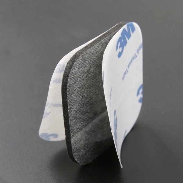 Oem Dvipusė mikroguma su klijais 2mm fi-25mm juoda - 3M - lipnus putplasčio padas