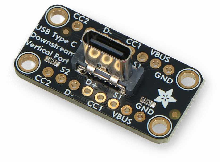 Dvipusis C tipo USB modulis – duonos lentos jungtis – Adafruit 5993