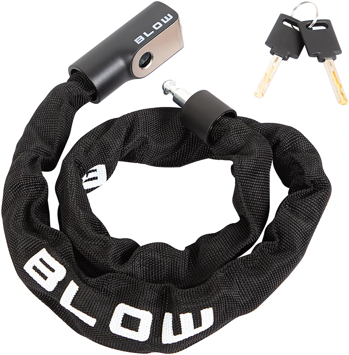 Dviračio spynos grandinė 90 cm + 2 raktai BLOW