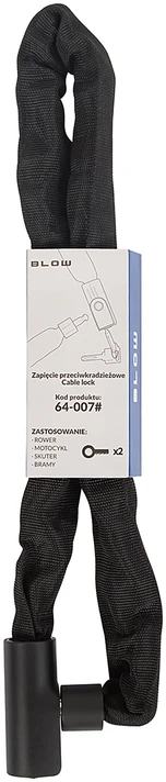 Dviračio spynos grandinė 90 cm + 2 raktai BLOW