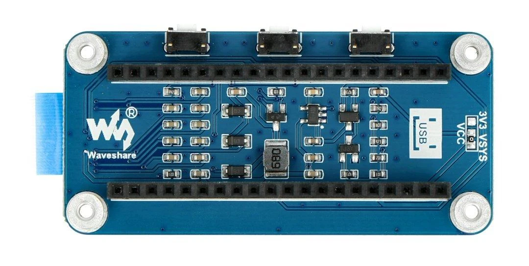 Waveshare E-paper plokštė su Raspberry Pi Pico jungtimis