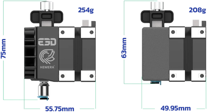 E3D Hemera XS Bowden V2