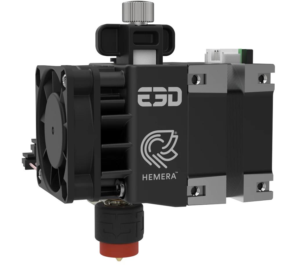 E3D Revo Hemera ekstruderio modulis su ventiliatoriumi