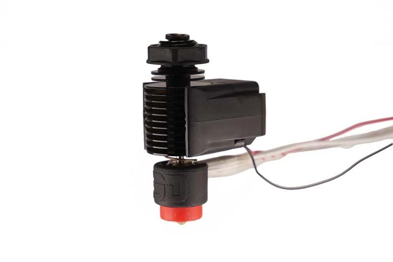 E3D Revo Micro hotend su raudonu purkštuku