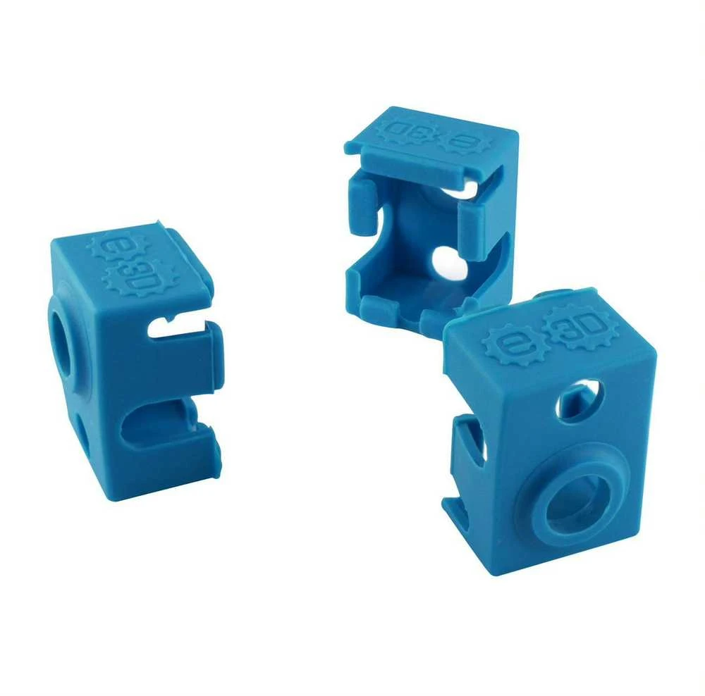 Mėlyni silikoniniai E3D V6 apsauginiai dangteliai
