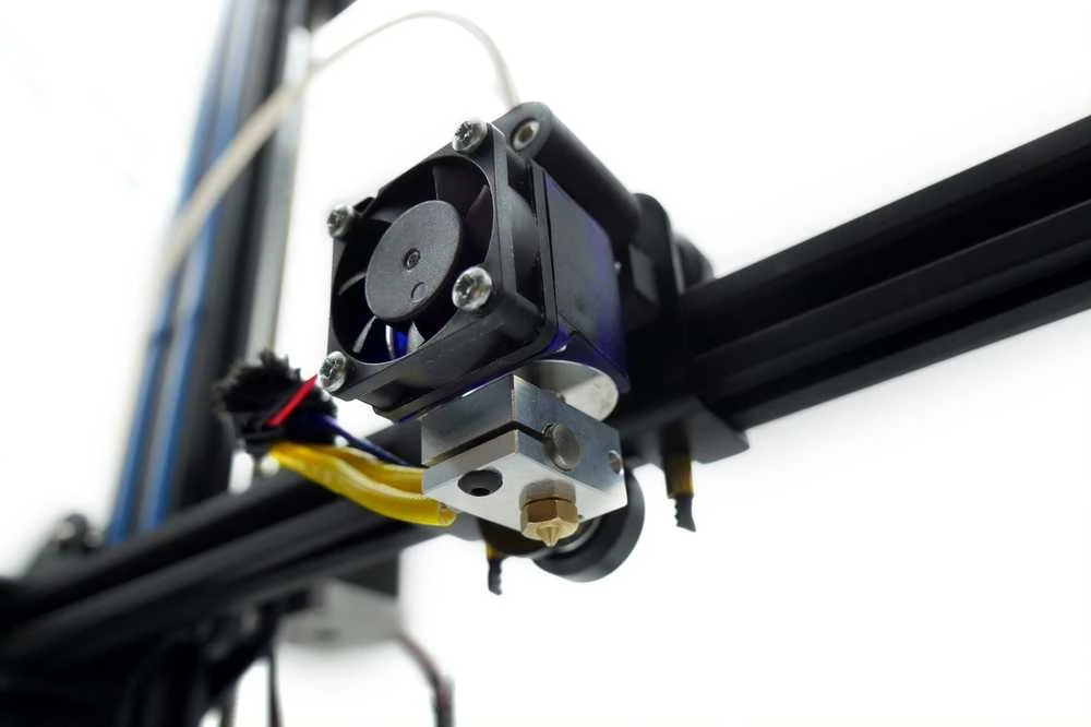 E3D V6 HotEnd montavimo pavyzdys ant 3D spausdintuvo