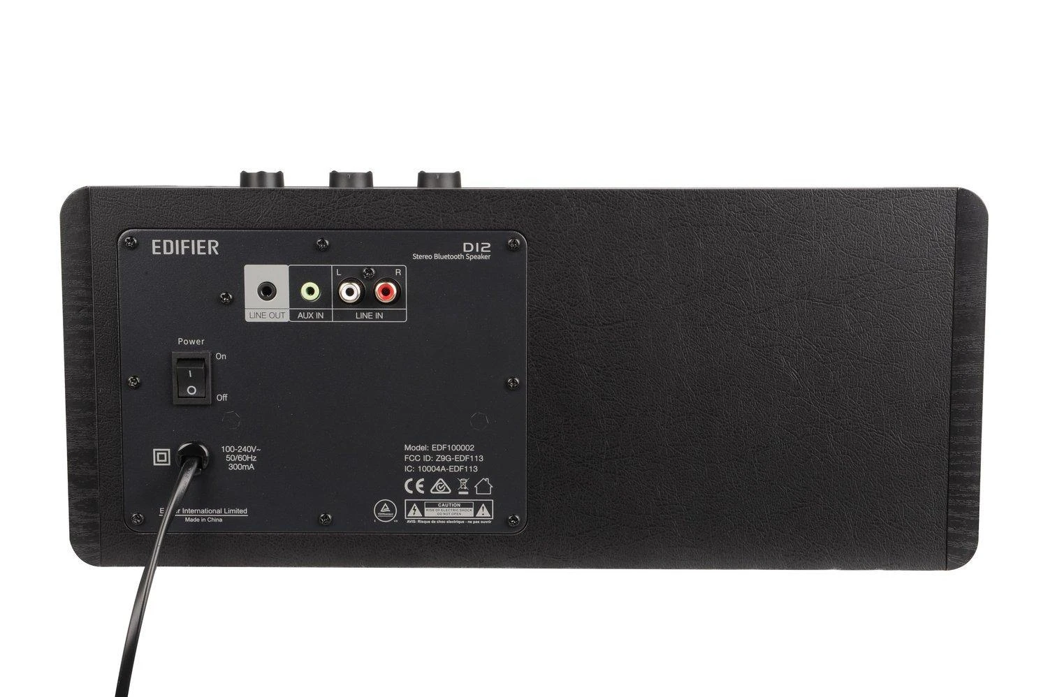 Nešiojama kolonėlė Edifier D12, Juodos spalvos
