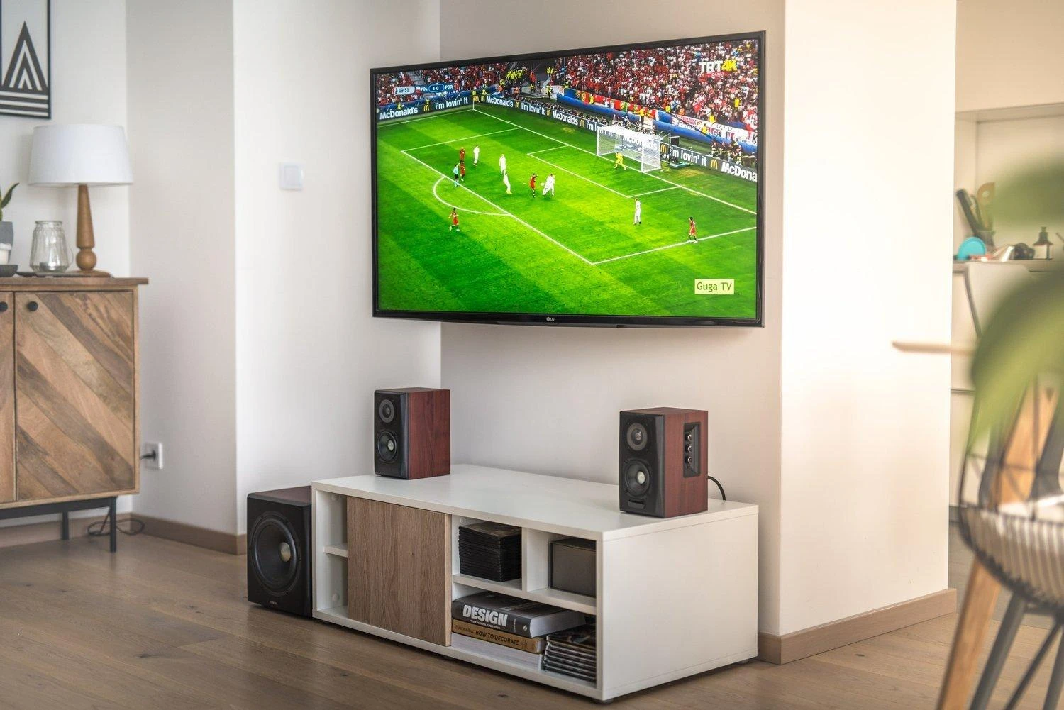 Kompiuterio kolonėlės Edifier S350DB 2.1, Rudos spalvos