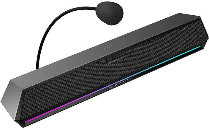 Namų kino sistema Edifier Žaidimų garso juostos stiprintuvas HECATE G1500 baras (juodas)