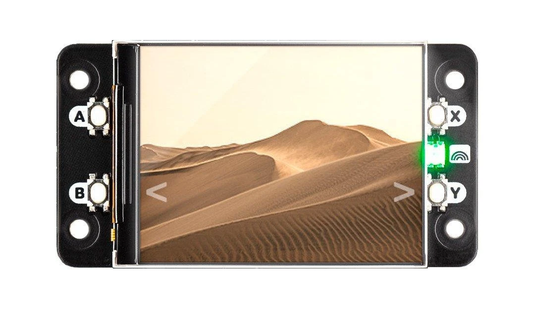Ekranas HAT Mini - priedėlis su IPS LCD 2” 320x240px, skirtas Raspberry Pi - PiMoroni PIM589