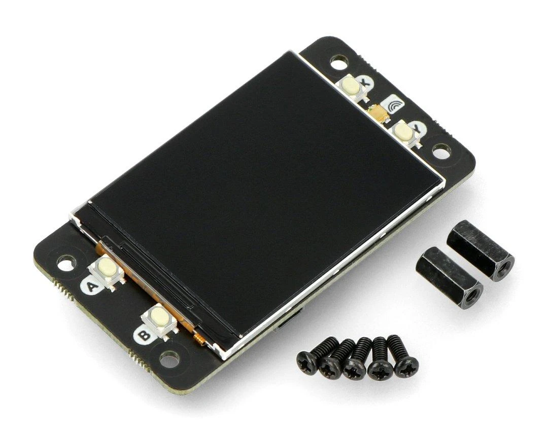 Ekranas HAT Mini - priedėlis su IPS LCD 2” 320x240px, skirtas Raspberry Pi - PiMoroni PIM589