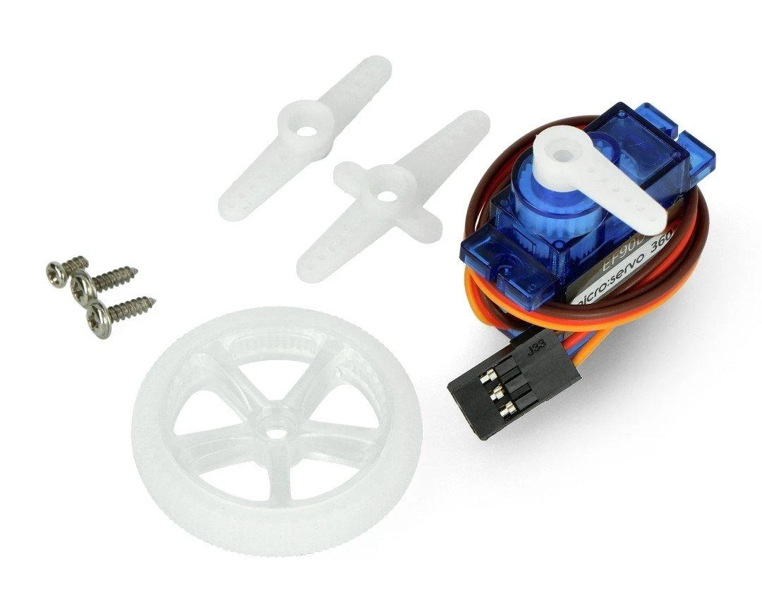 Elecfreaks Servo EF90D 360 - micro - su ratu ir padanga