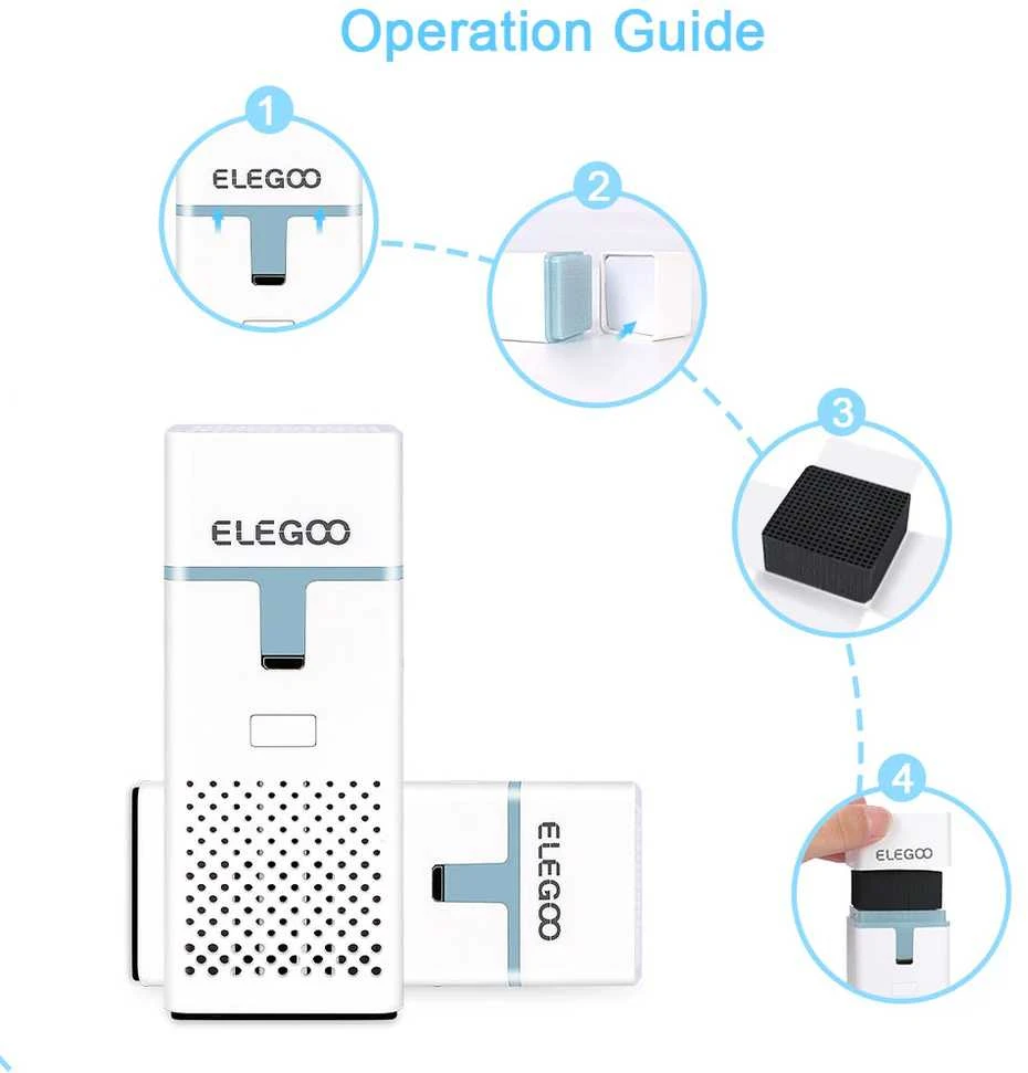 Elegoo mini oro valytuvo instrukcija