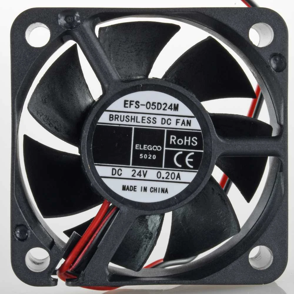 Elegoo 5020 24V ventiliatorius su technine etikete