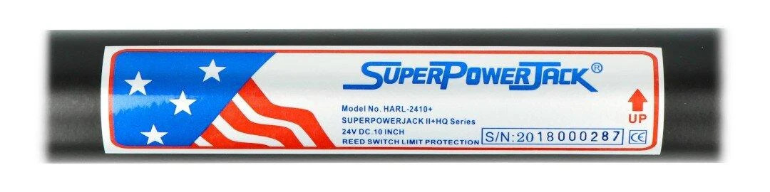 Elektrobim Elektrinis pavaras Super Power Jack 2000 N 7.5 mm / s 24V - 25 cm taktas