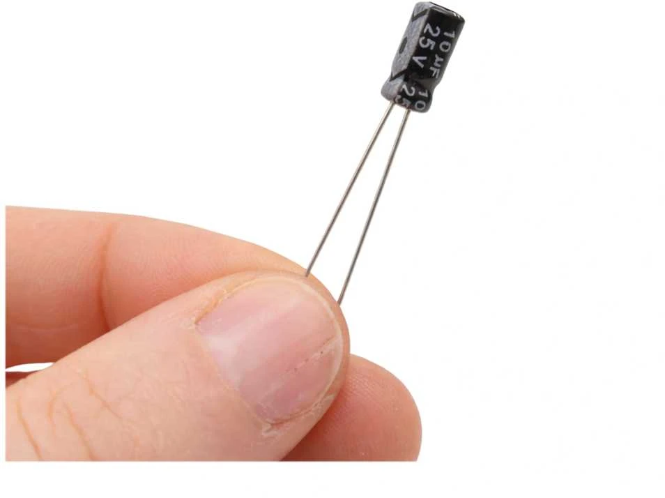 Elektrolitinių kondensatorių rinkinys - 120 vnt, - 12 tipų reikšmių