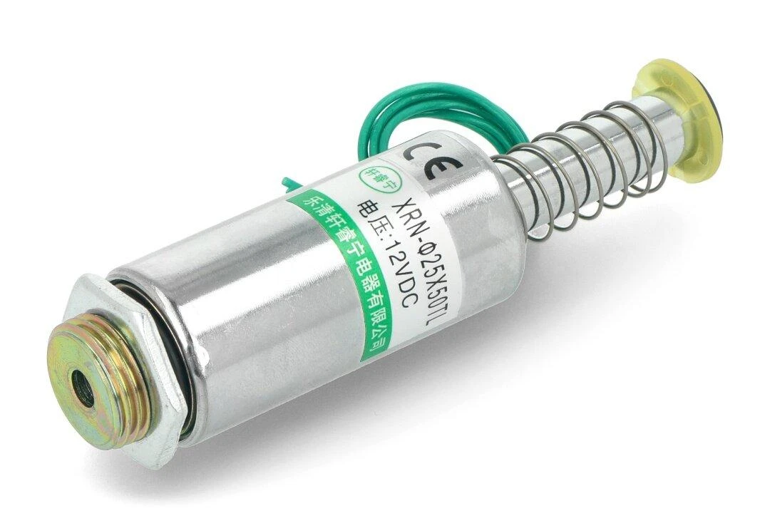 Elektromagnetas 12V su stumiančia spyruokle