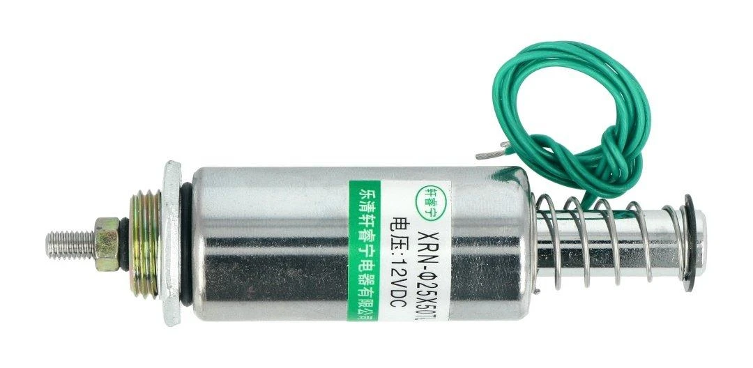 12V stumiantis elektromagnetas su spyruokle