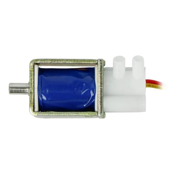 12V elektromagnetinis vožtuvas su mėlyna rite