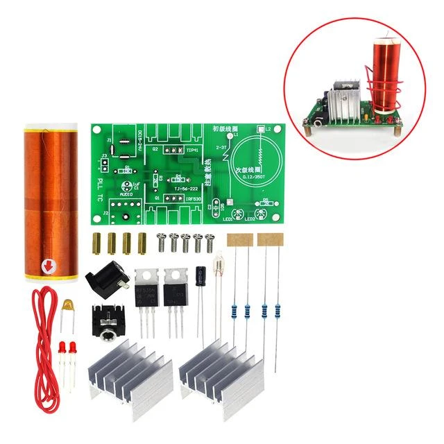 Oem Elektronikos rinkinys - Mini Tesla Coil Plasma Speaker Kit