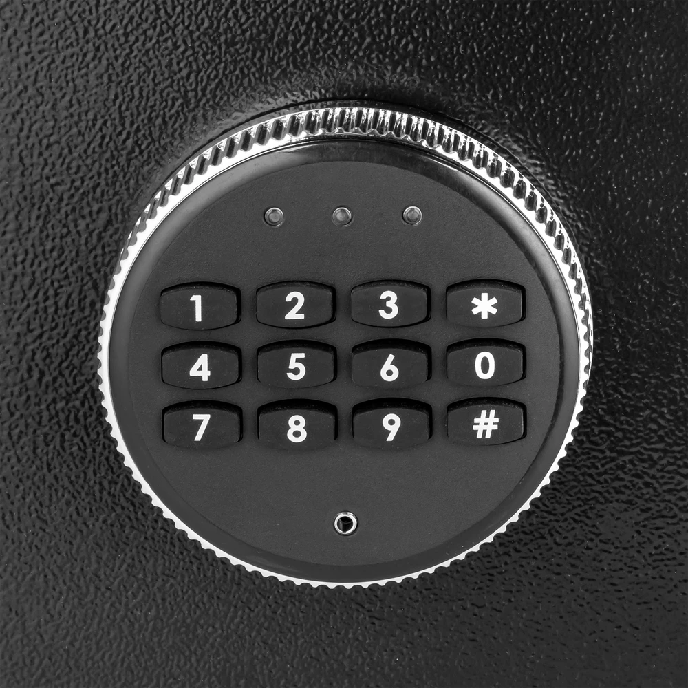 Elektroninis namų seifas su PIN kodu ir raktu – seifas pinigams ir dokumentams Rebel RB-7002
