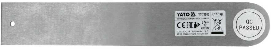 Elektroninis matlankis 200mm - Yato YT-71003