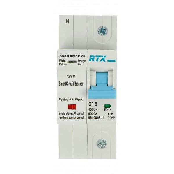 Oem Elektros srovės jungiklis Zigbee Tuya RTX ZCB16-1P 16A