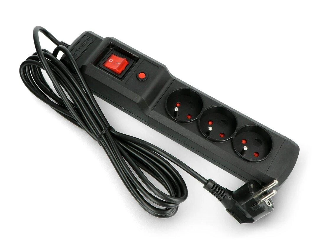ARMAC M3/25/CZ Armac Surge Protection MULTI M3 (3 lizdai) 2.5m juodas