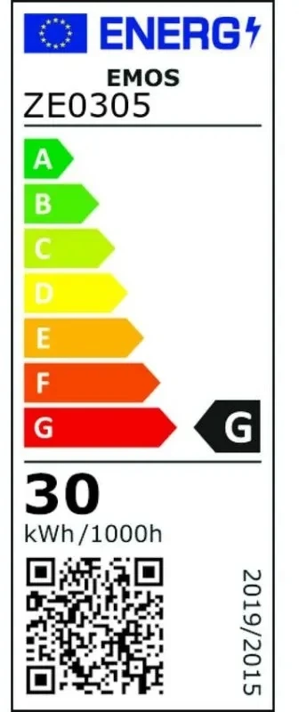 Emos Halogeninė lemputė G9 30W 230V šiltai balta 300°C