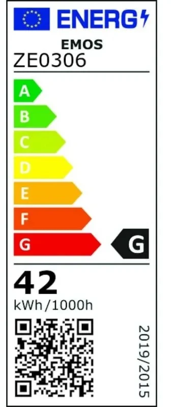 Emos Halogeninė lemputė G9 42W 230V šiltai balta 300°C