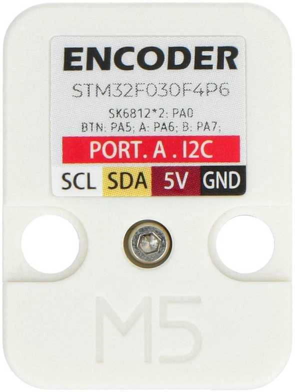 Enkoderis su mygtuku 30 impulsų - M5Stack U135