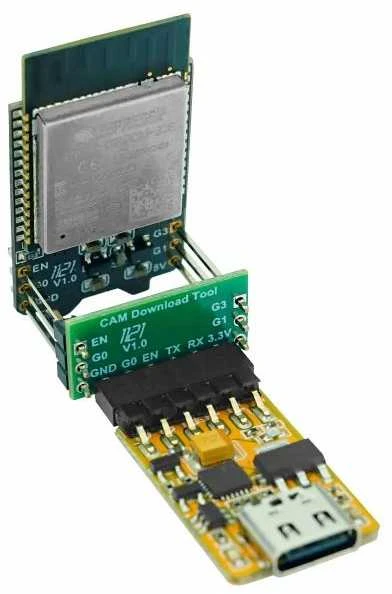ESP32 Downloader Kit – USB-TTL adapteris – M5Stack ir ESP32/ESP8266 kūrimo moduliams – M5Stack A105