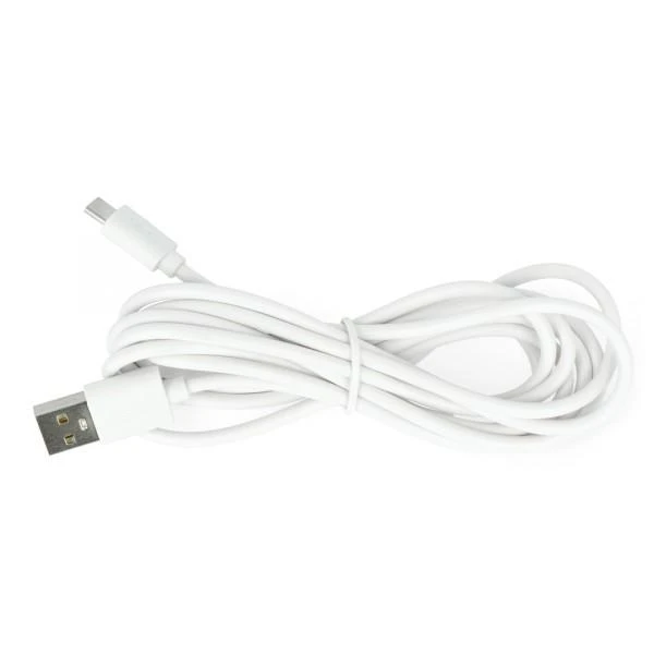 Esperanza EB145W microUSB kabelis 2m USB 2.0 - Baltas