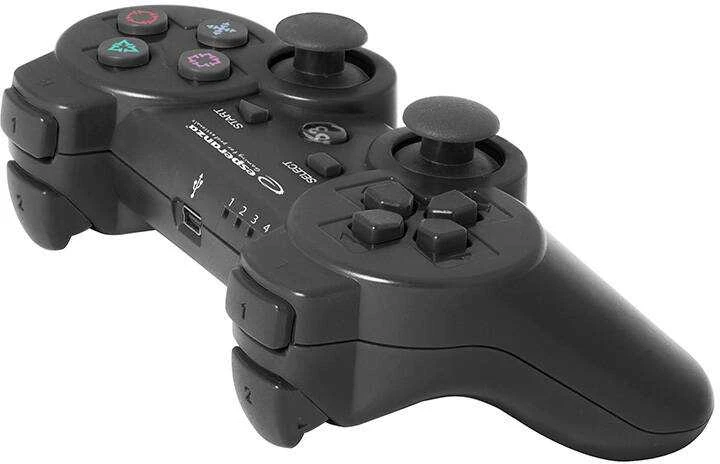 Gamepad wireless Esperanza EGG109K (PS3, juodos spalvos)