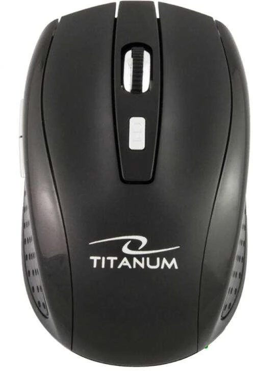 Bevielė optinė pelė Titanum 6D TM105K SNAPPER |2.4 GHz|1600 DPI|6 mygtukai|Juoda