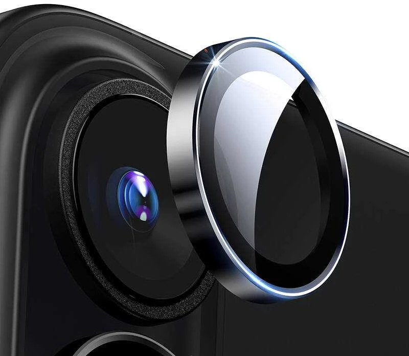 Apsauginis stiklas kamerai Apple iPhone 16 / Apple iPhone 16 Plus ESR Armorite kameros apsauga juodas