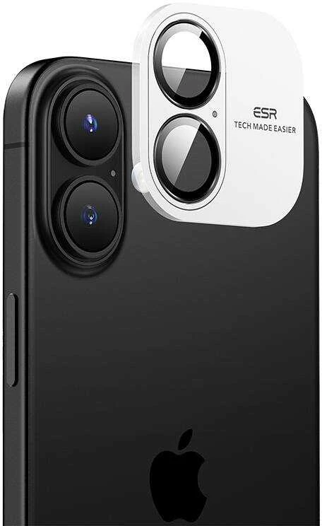 Apsauginis stiklas kamerai Apple iPhone 16 / Apple iPhone 16 Plus ESR Armorite kameros apsauga juodas