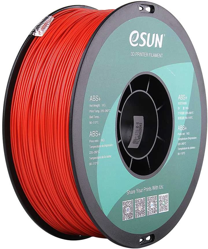 eSun ABS+ 1kg 1.75mm - Raudona